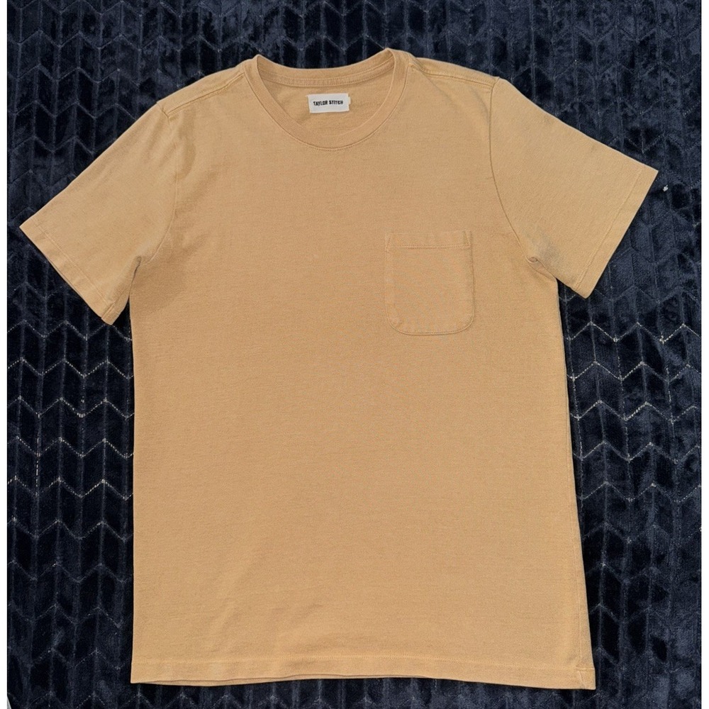 Taylor Stitch Men's Crewneck The Heavy Bag Tee Front Pocket Sz 38